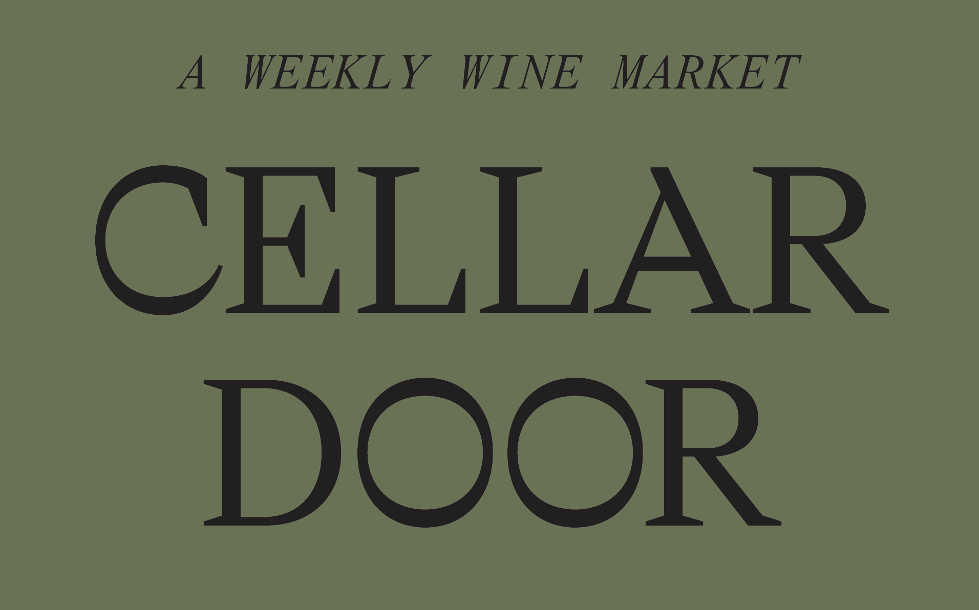 Hotel Hotel Cellar Door weekly wine market